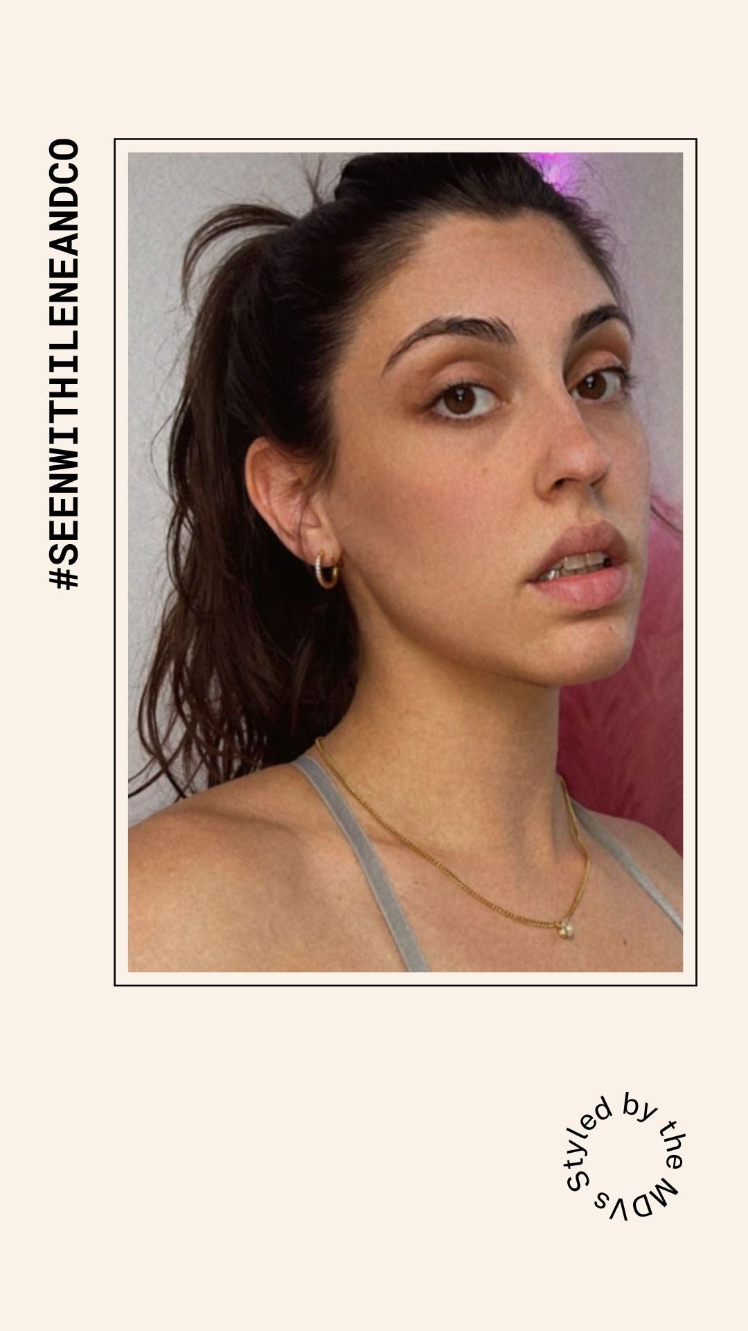 CZ Double Hoops Crawler Earrings