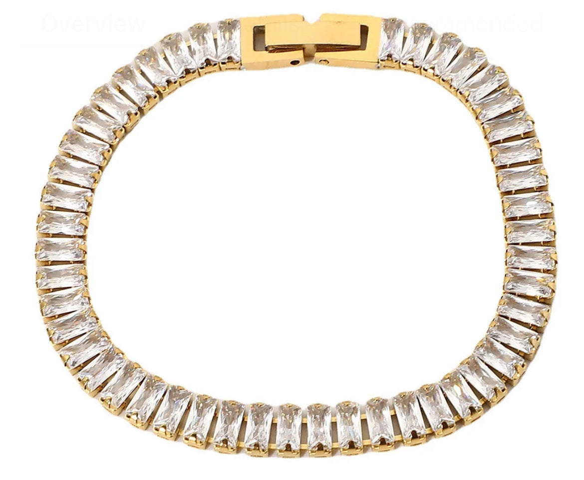 Sparkle Hard Baby - Jubilee Baguette Cuban Bracelet