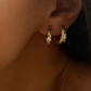 You're so Fine! Classic marquise mini slim hoops